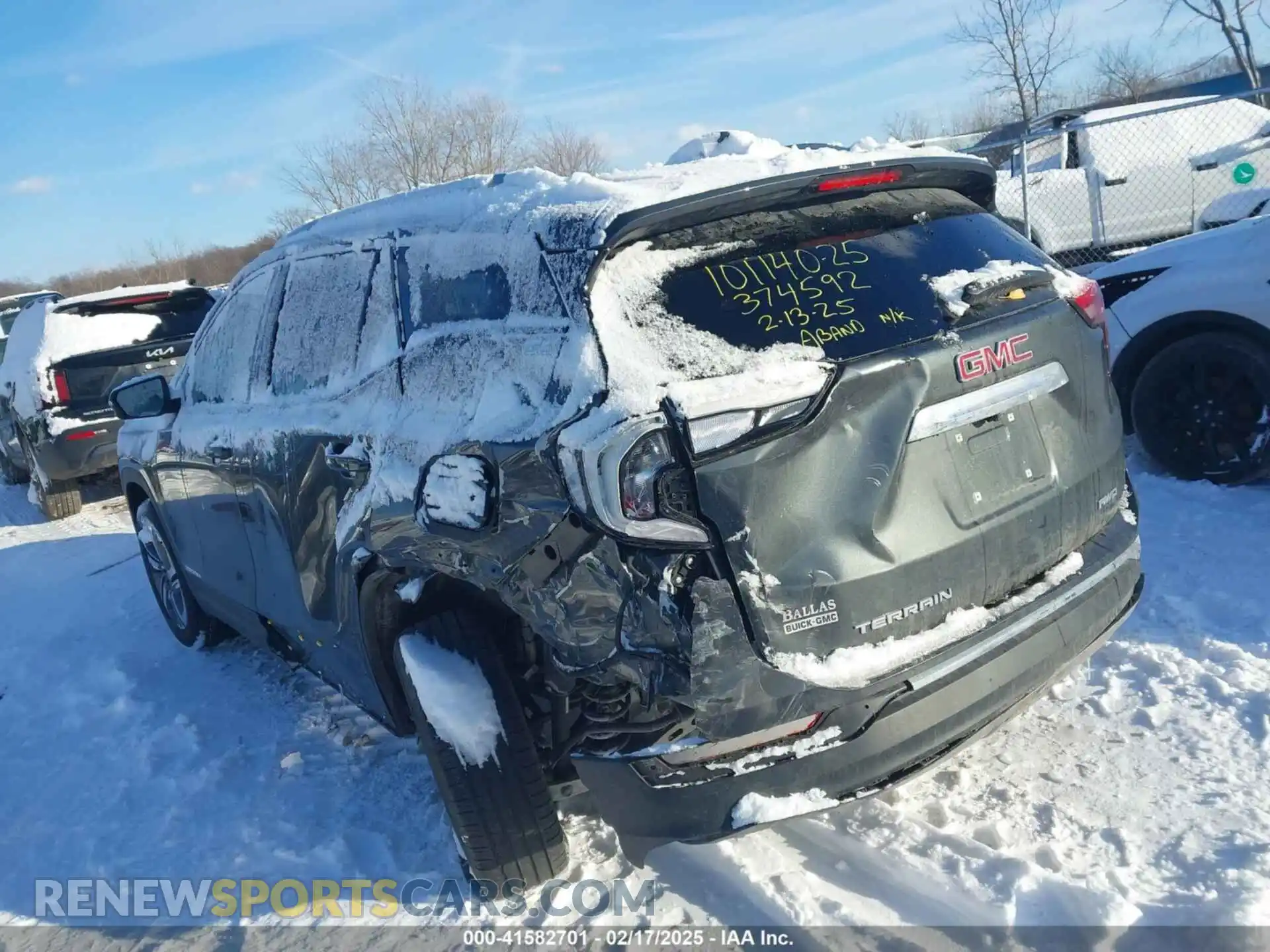 3 fotografías del automóvil dañado 3GKALVEV8ML374592 GMC TERRAIN 2021