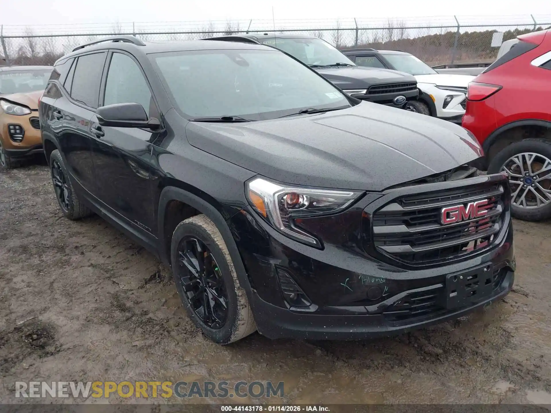 1 Photograph of a damaged car 3GKALVEV9ML325966 GMC TERRAIN 2021