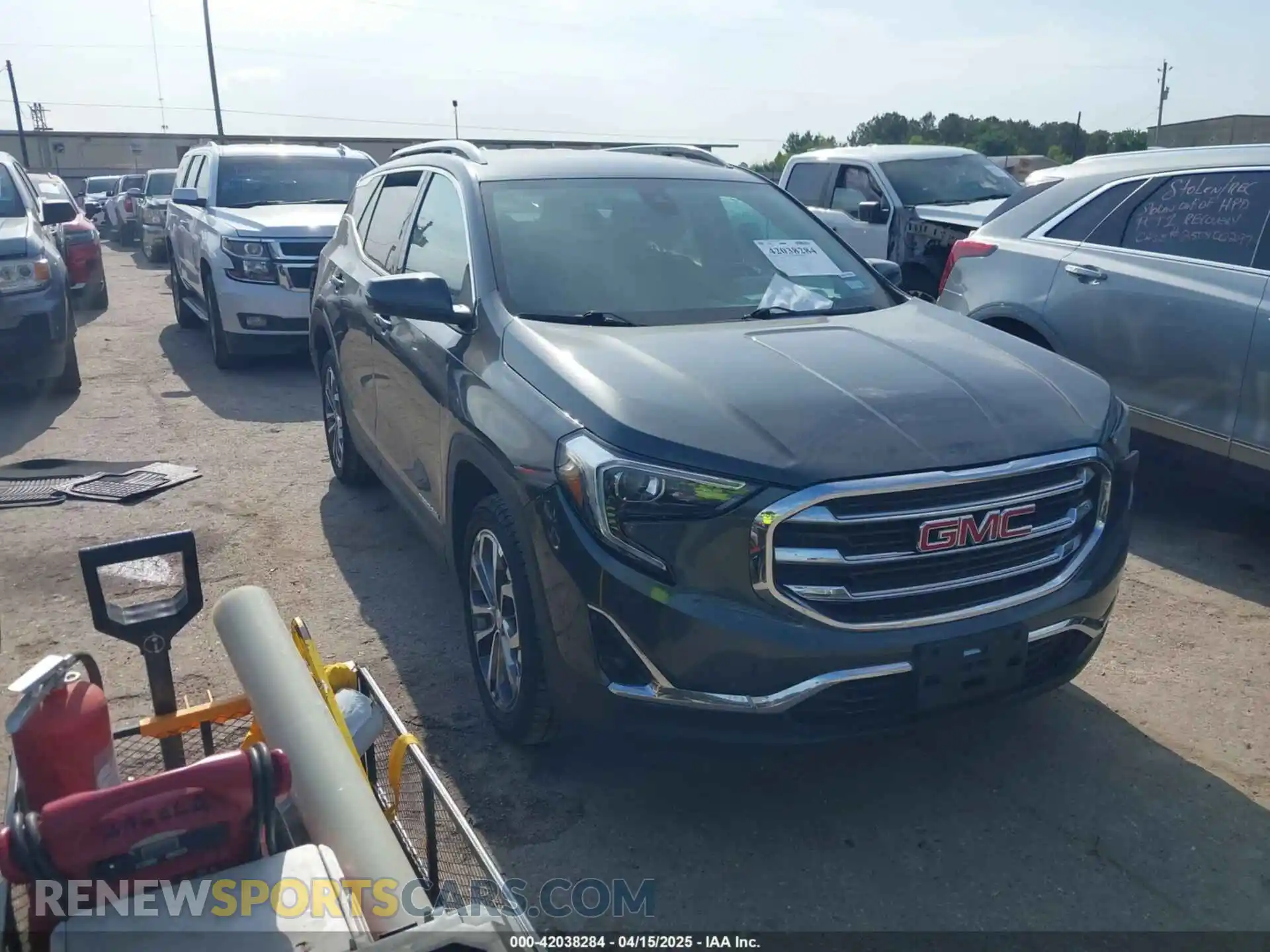 1 Photograph of a damaged car 3GKALVEV9ML327653 GMC TERRAIN 2021