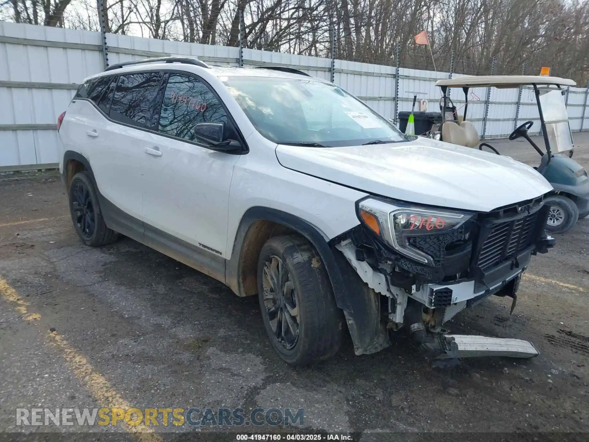 1 Photograph of a damaged car 3GKALVEV9ML388548 GMC TERRAIN 2021