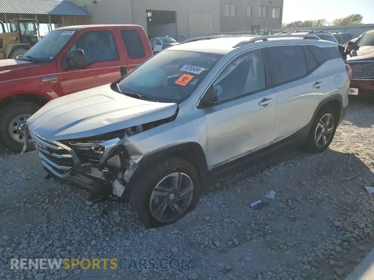 1 Photograph of a damaged car 3GKALVEVXML305676 GMC TERRAIN 2021