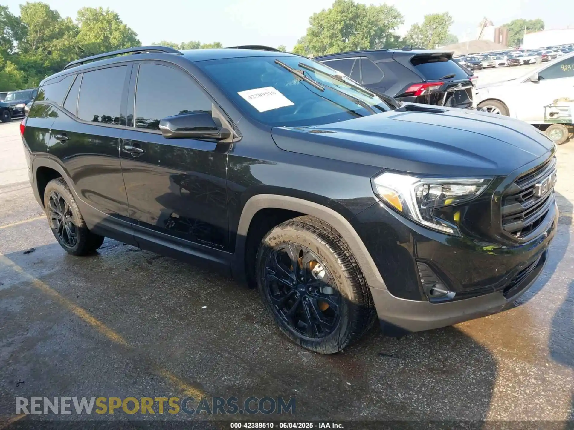 1 Photograph of a damaged car 3GKALVEVXML341383 GMC TERRAIN 2021