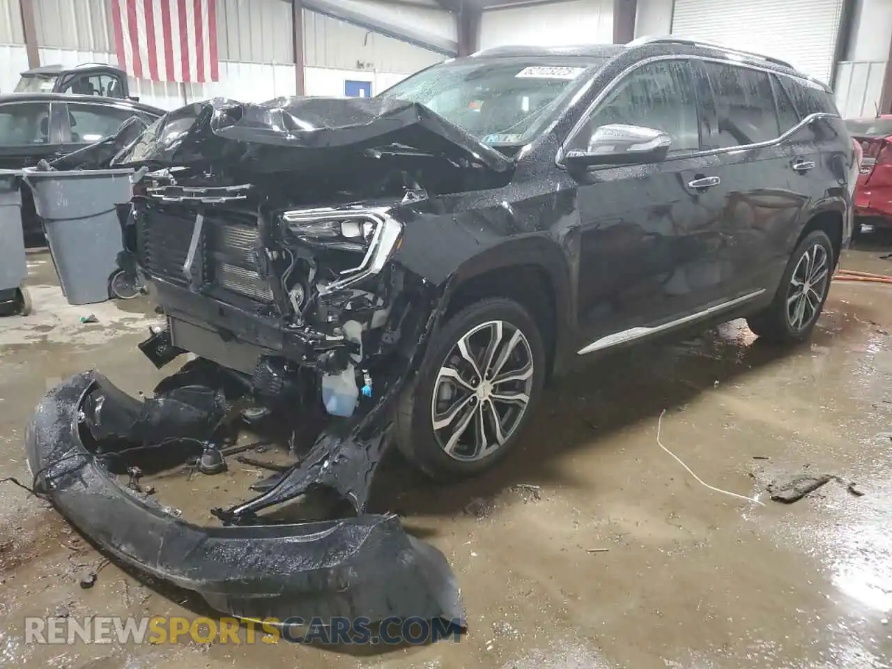 1 fotografías del automóvil dañado 3GKALXEV5ML395671 GMC TERRAIN 2021
