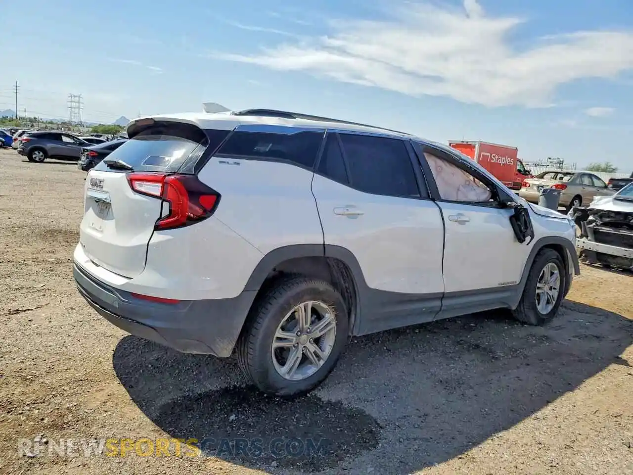 3 Photograph of a damaged car 3GKALMEV0NL121391 GMC TERRAIN 2022