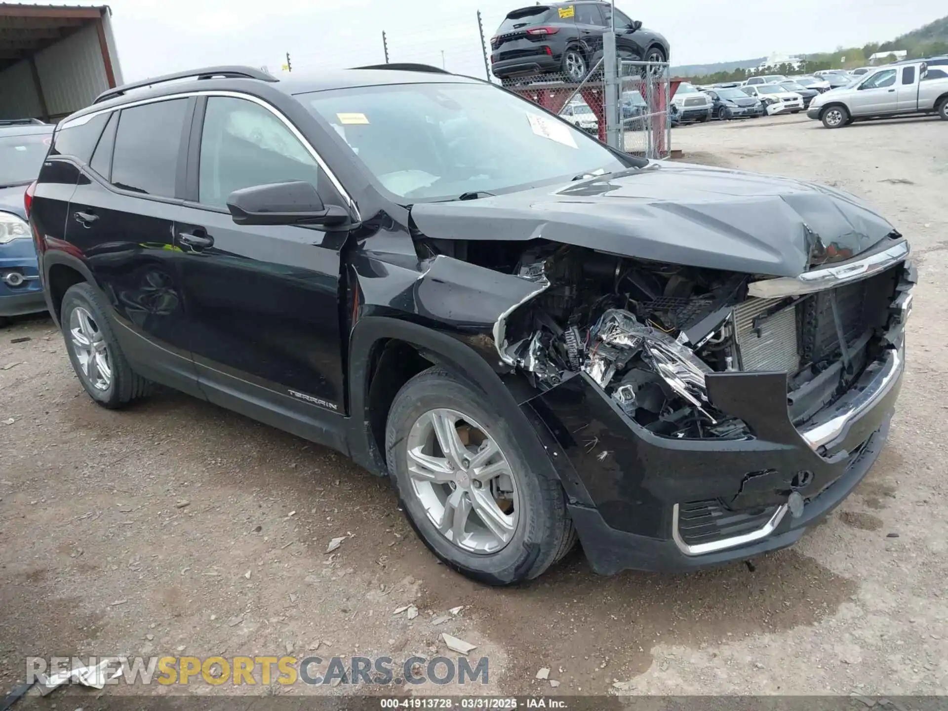 1 Photograph of a damaged car 3GKALMEV1NL166310 GMC TERRAIN 2022