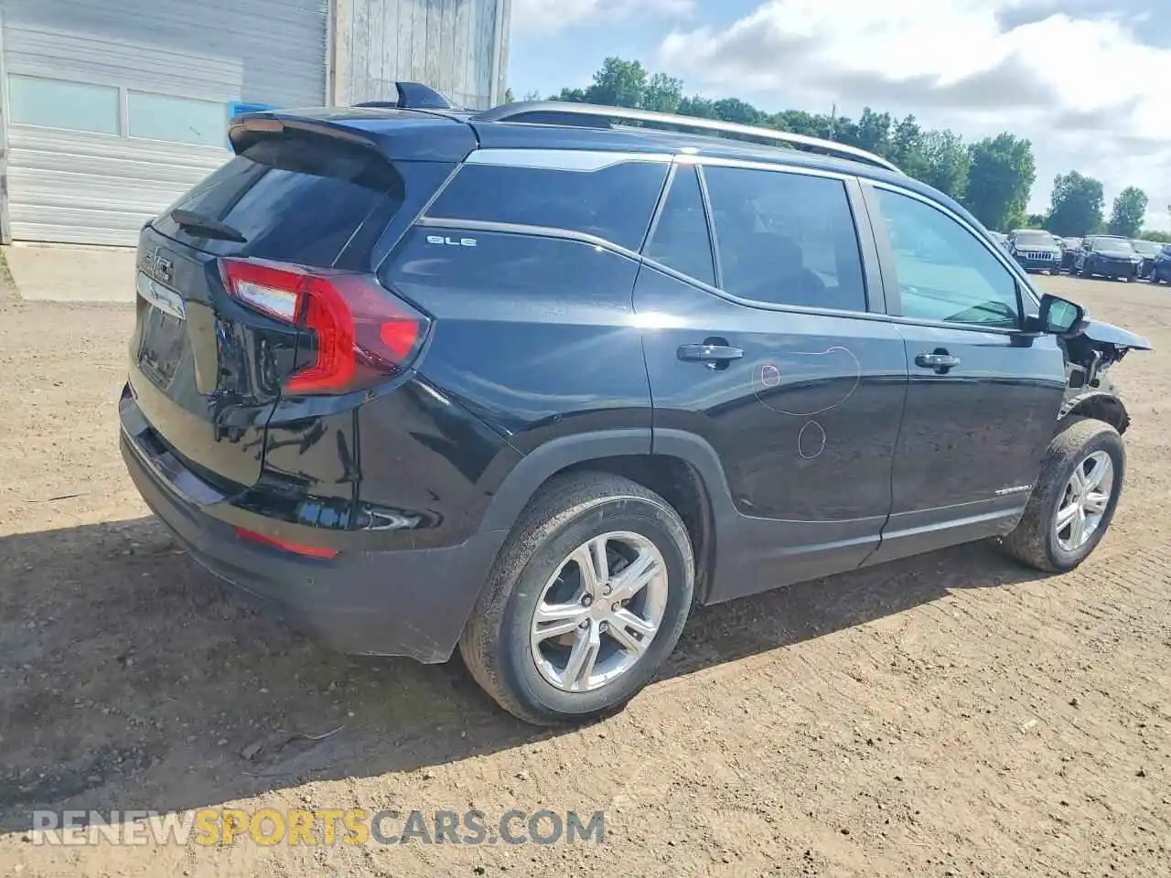 3 Photograph of a damaged car 3GKALMEV1NL170776 GMC TERRAIN 2022