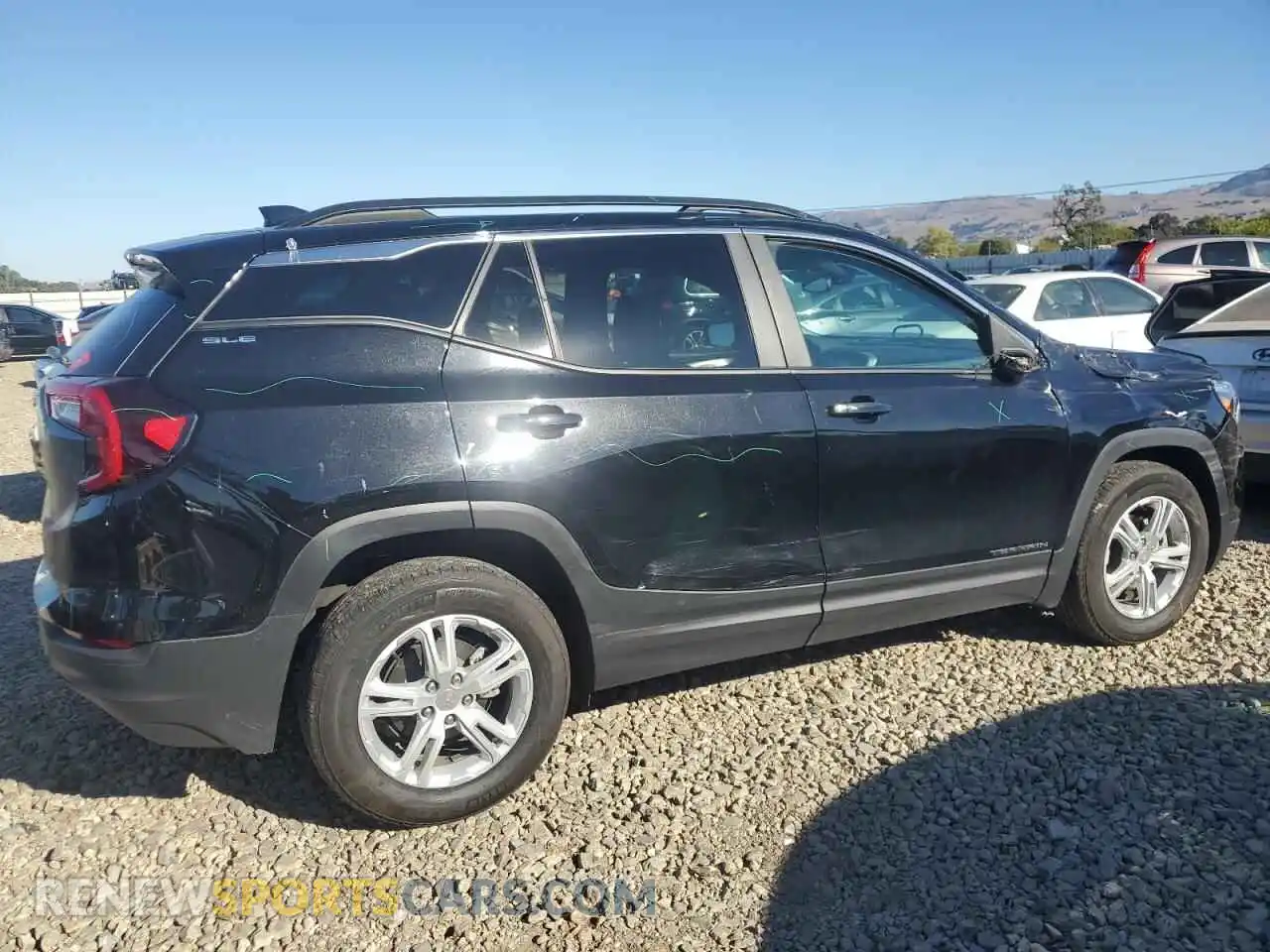 3 Photograph of a damaged car 3GKALMEV1NL202142 GMC TERRAIN 2022