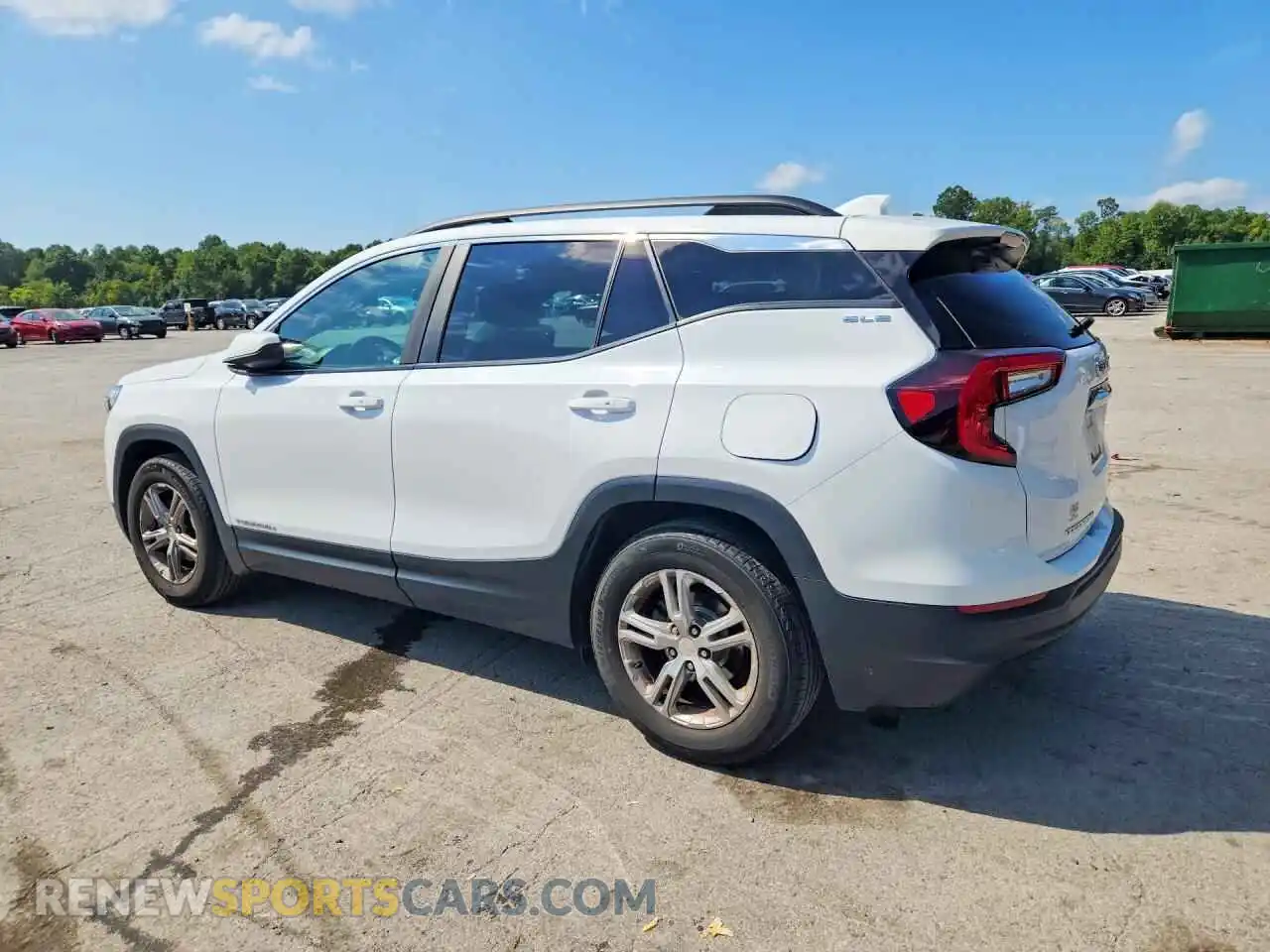 2 fotografías del automóvil dañado 3GKALMEV1NL254743 GMC TERRAIN 2022