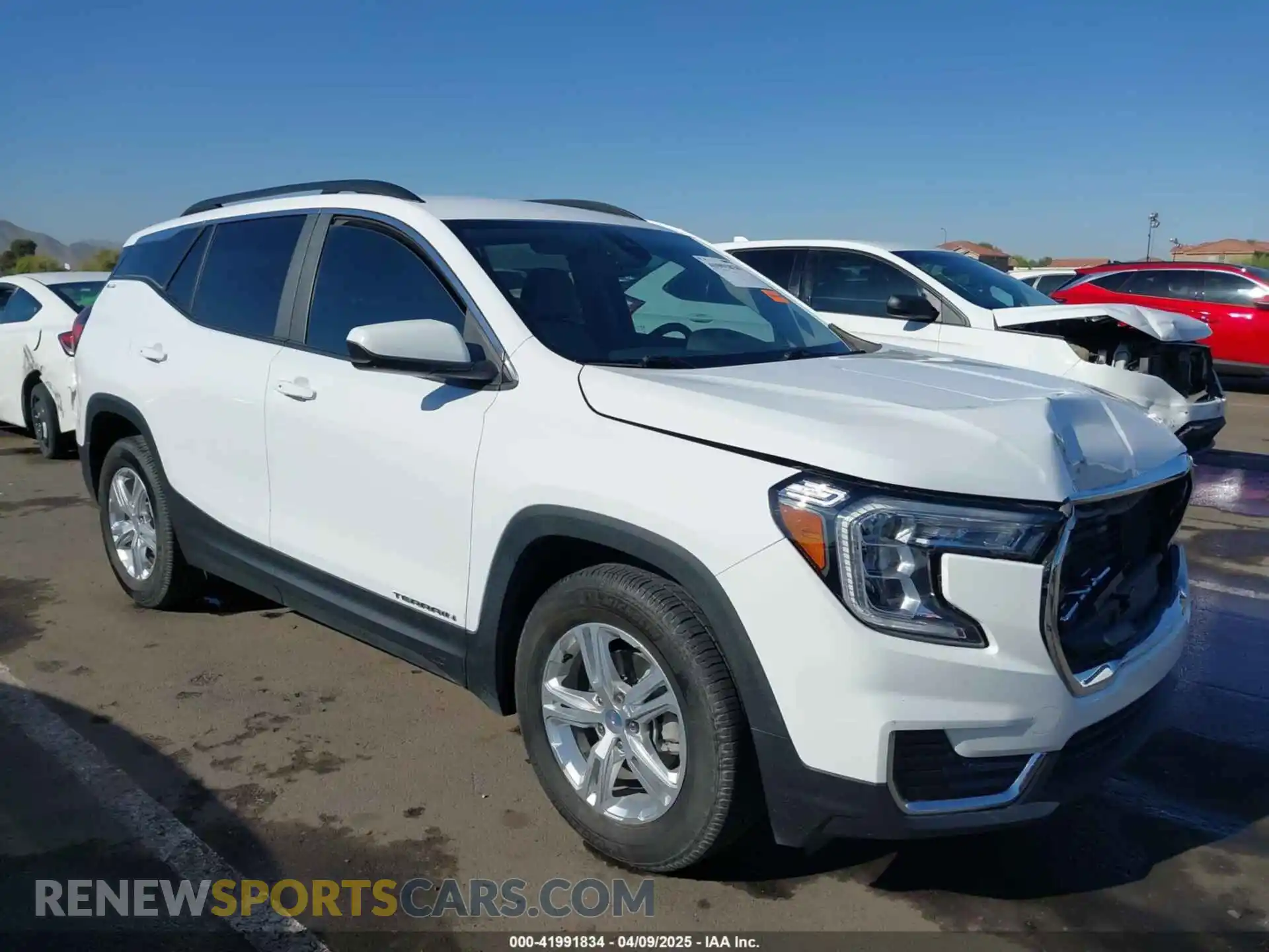 1 Photograph of a damaged car 3GKALMEV2NL146762 GMC TERRAIN 2022