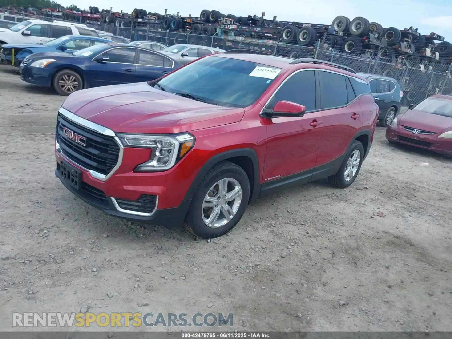 2 Photograph of a damaged car 3GKALMEV2NL202022 GMC TERRAIN 2022