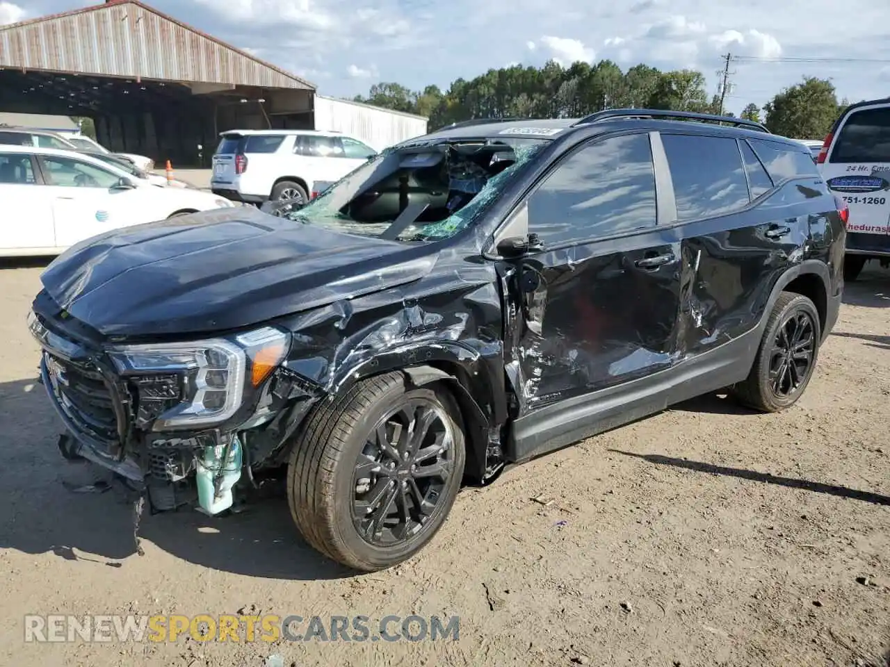 1 Photograph of a damaged car 3GKALMEV2NL202294 GMC TERRAIN 2022