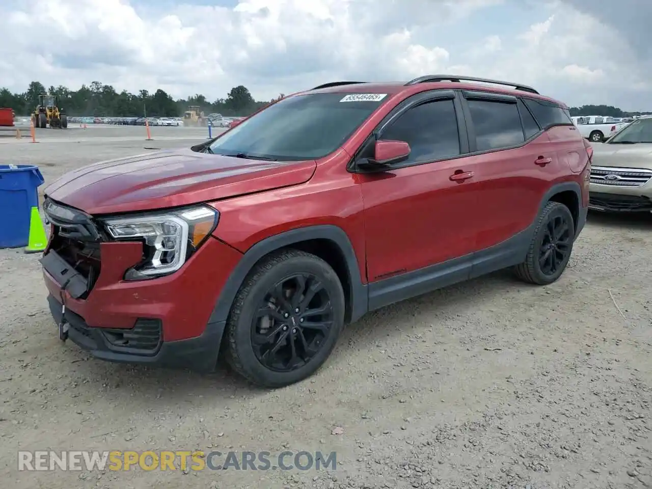 1 Photograph of a damaged car 3GKALMEV2NL234209 GMC TERRAIN 2022