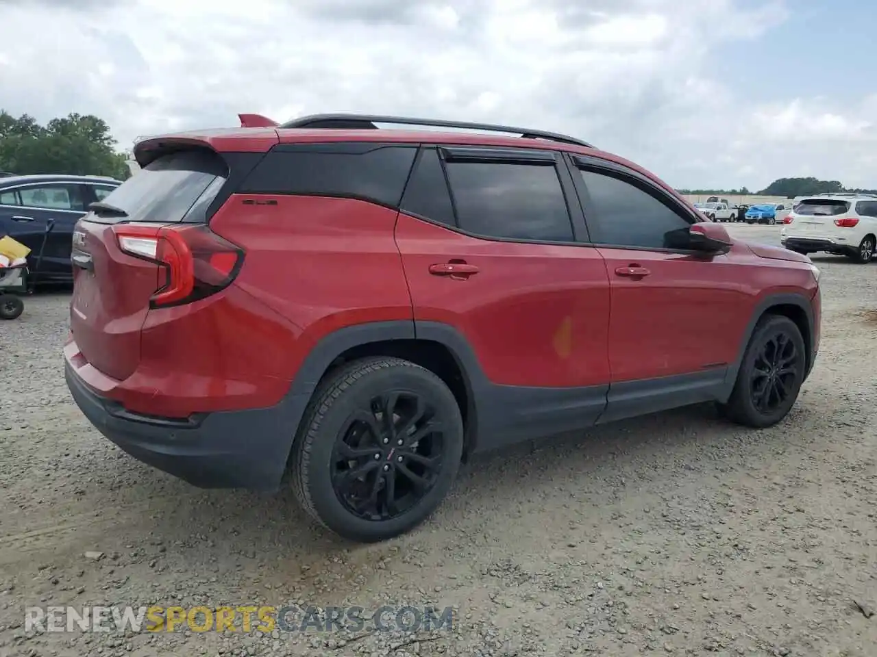 3 Photograph of a damaged car 3GKALMEV2NL234209 GMC TERRAIN 2022