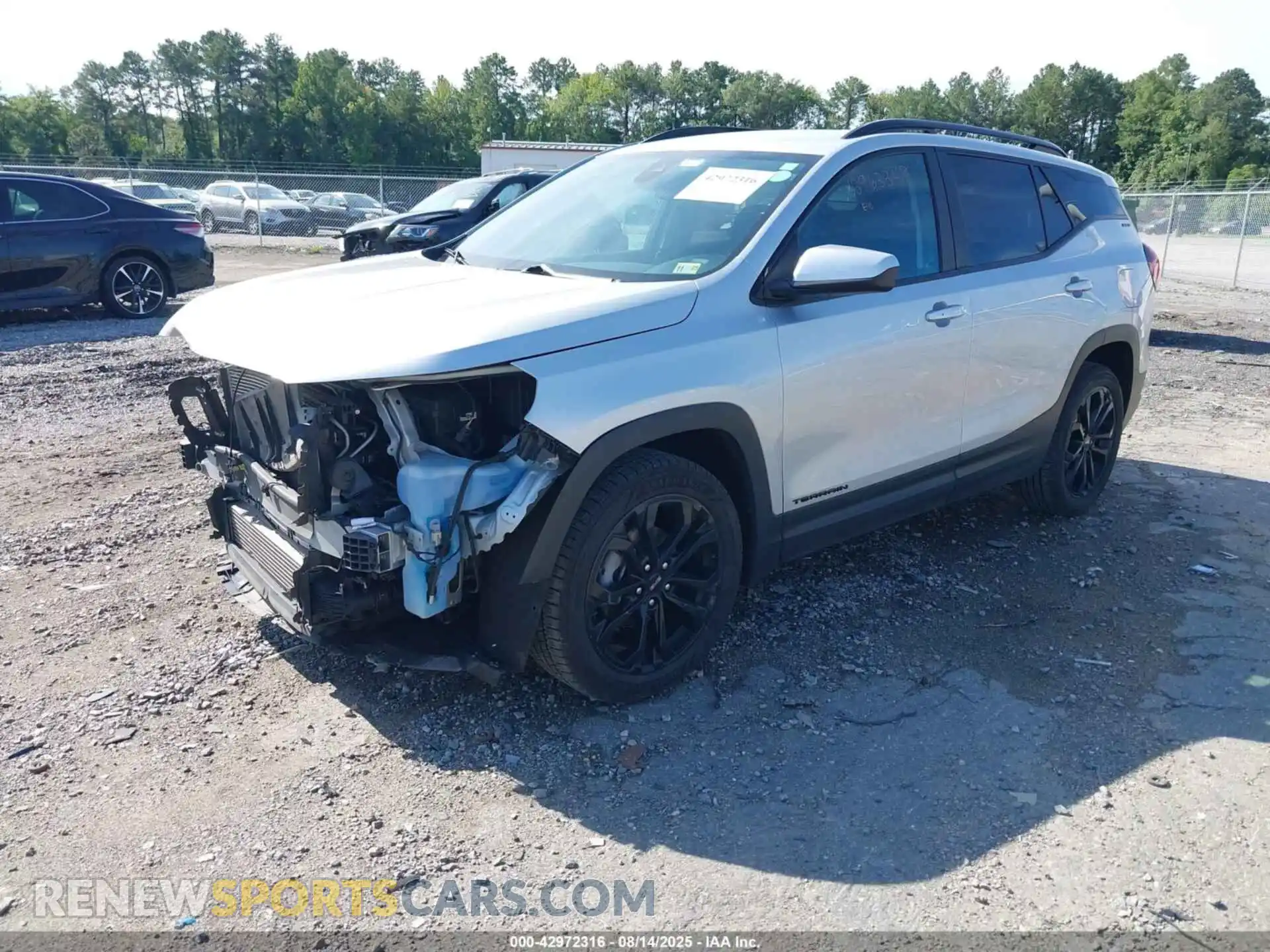 2 Photograph of a damaged car 3GKALMEV2NL257196 GMC TERRAIN 2022