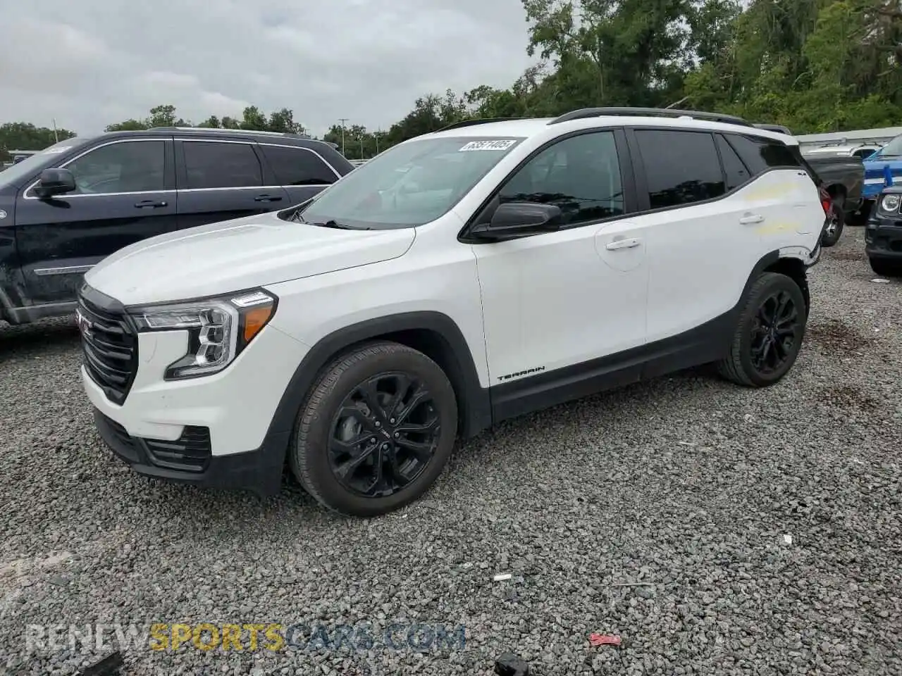 1 Photograph of a damaged car 3GKALMEV2NL281045 GMC TERRAIN 2022