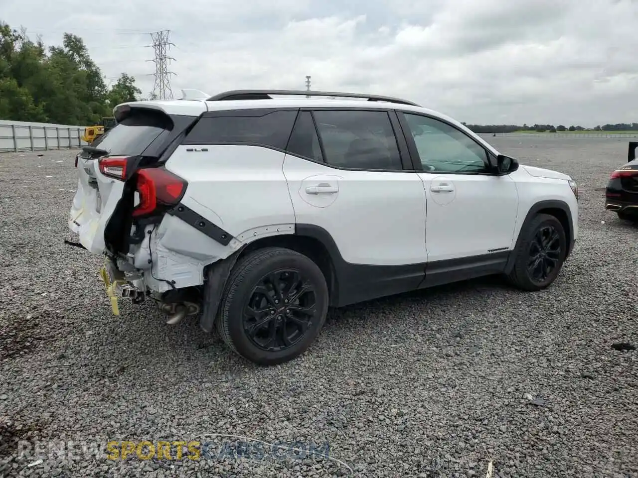 3 Photograph of a damaged car 3GKALMEV2NL281045 GMC TERRAIN 2022