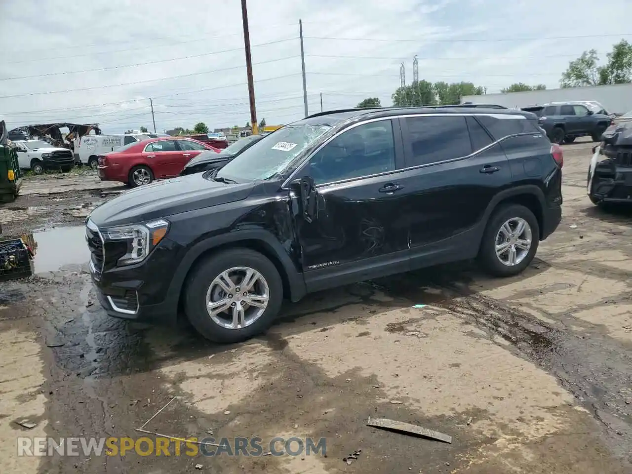 1 Photograph of a damaged car 3GKALMEV2NL284382 GMC TERRAIN 2022