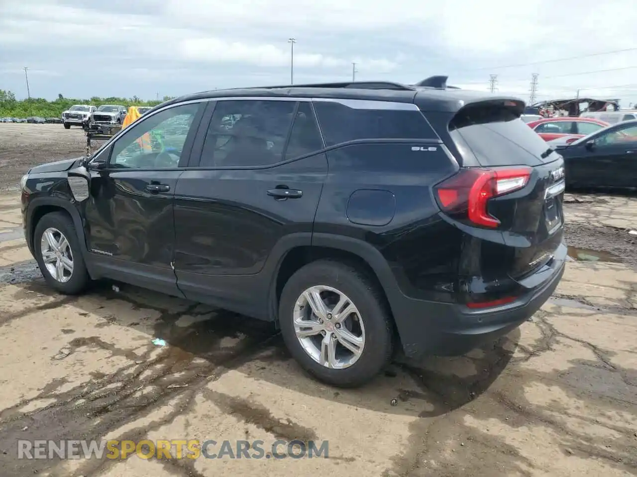 2 Photograph of a damaged car 3GKALMEV2NL284382 GMC TERRAIN 2022
