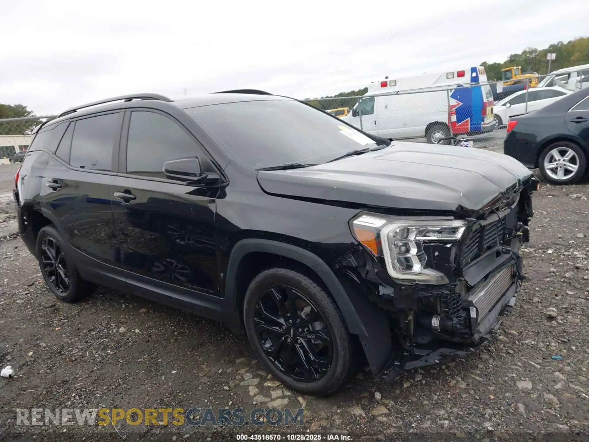 1 Photograph of a damaged car 3GKALMEV3NL247499 GMC TERRAIN 2022