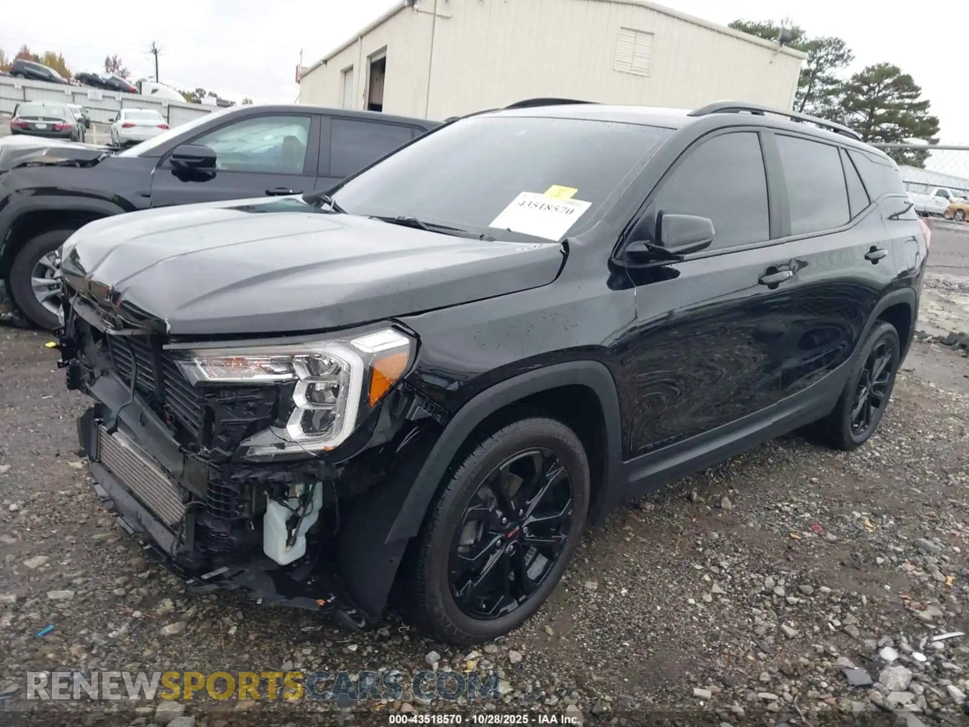 2 Photograph of a damaged car 3GKALMEV3NL247499 GMC TERRAIN 2022