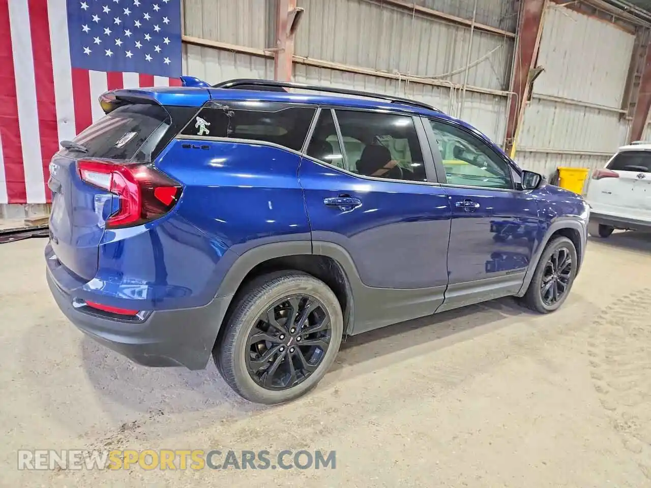 3 Photograph of a damaged car 3GKALMEV3NL274489 GMC TERRAIN 2022