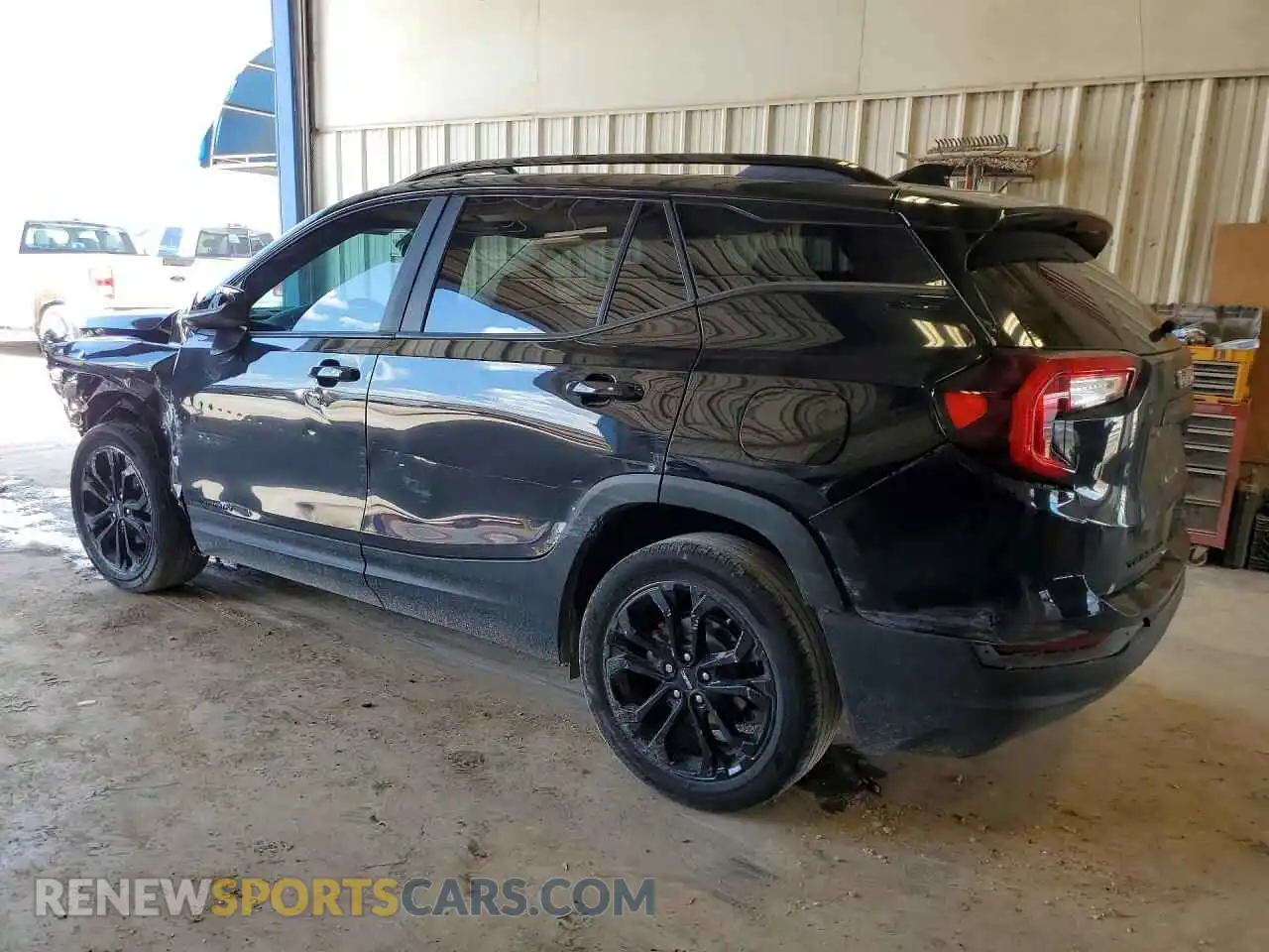 2 fotografías del automóvil dañado 3GKALMEV4NL203219 GMC TERRAIN 2022
