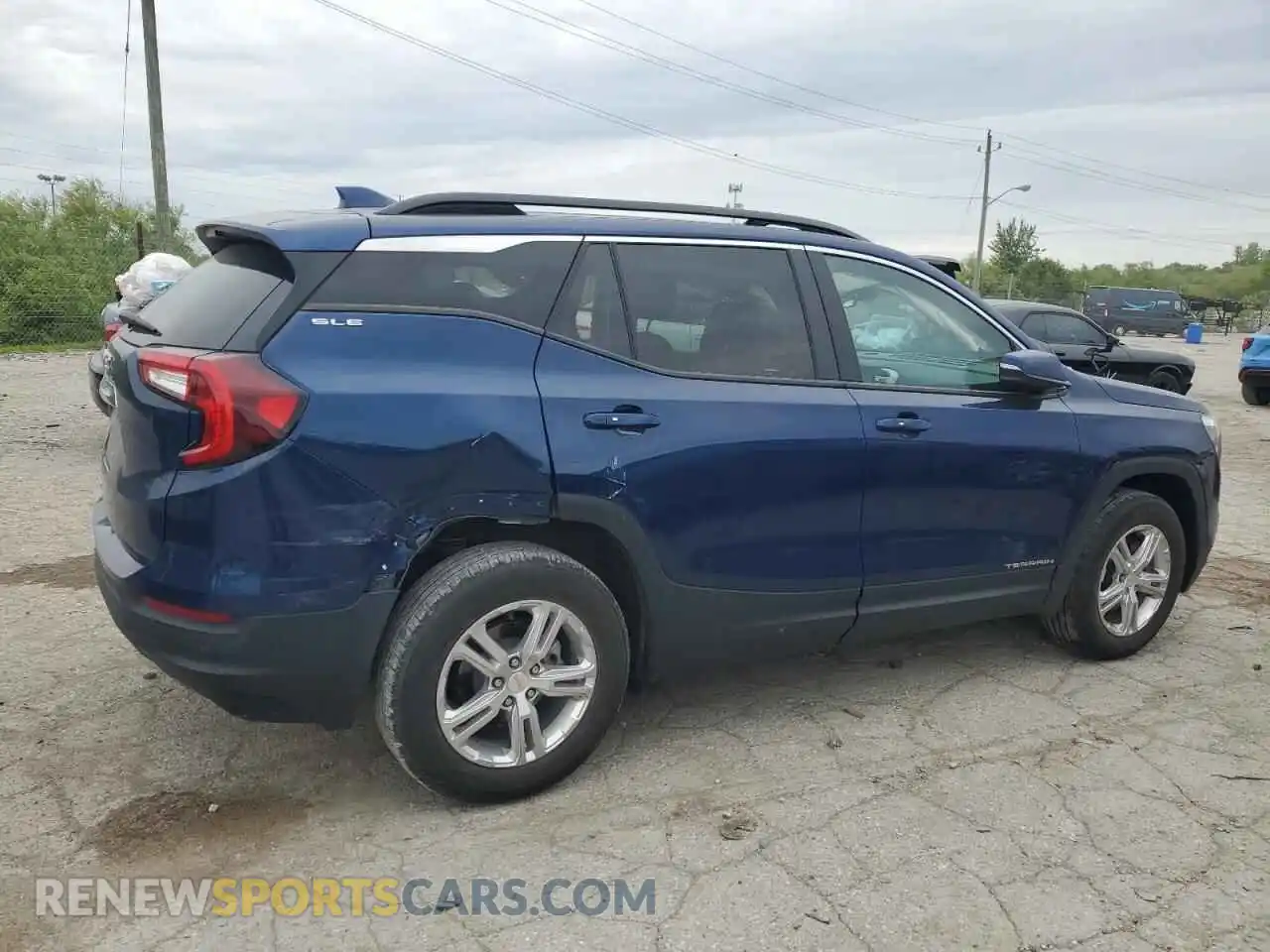 3 Photograph of a damaged car 3GKALMEV5NL121130 GMC TERRAIN 2022