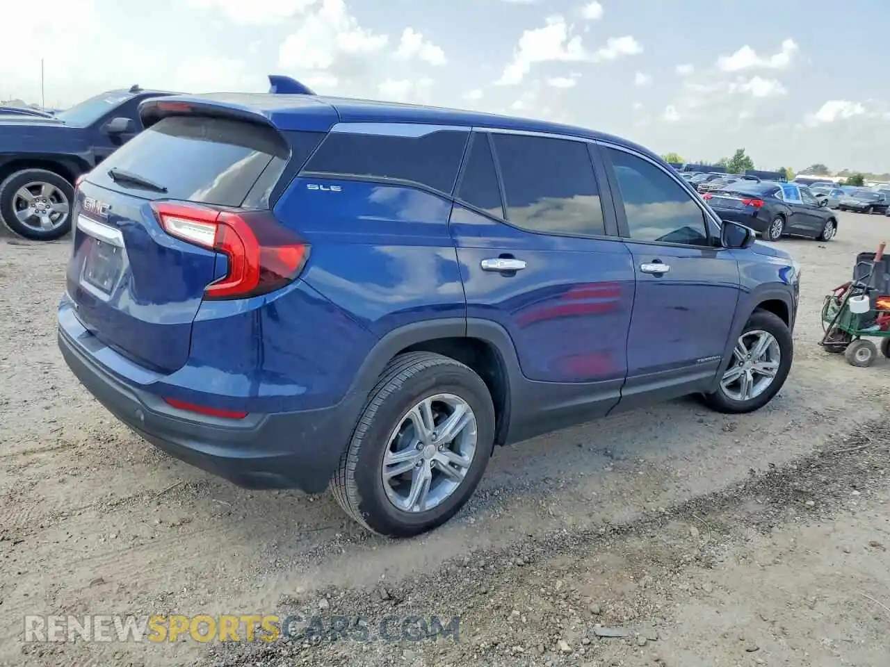 3 fotografías del automóvil dañado 3GKALMEV5NL128529 GMC TERRAIN 2022