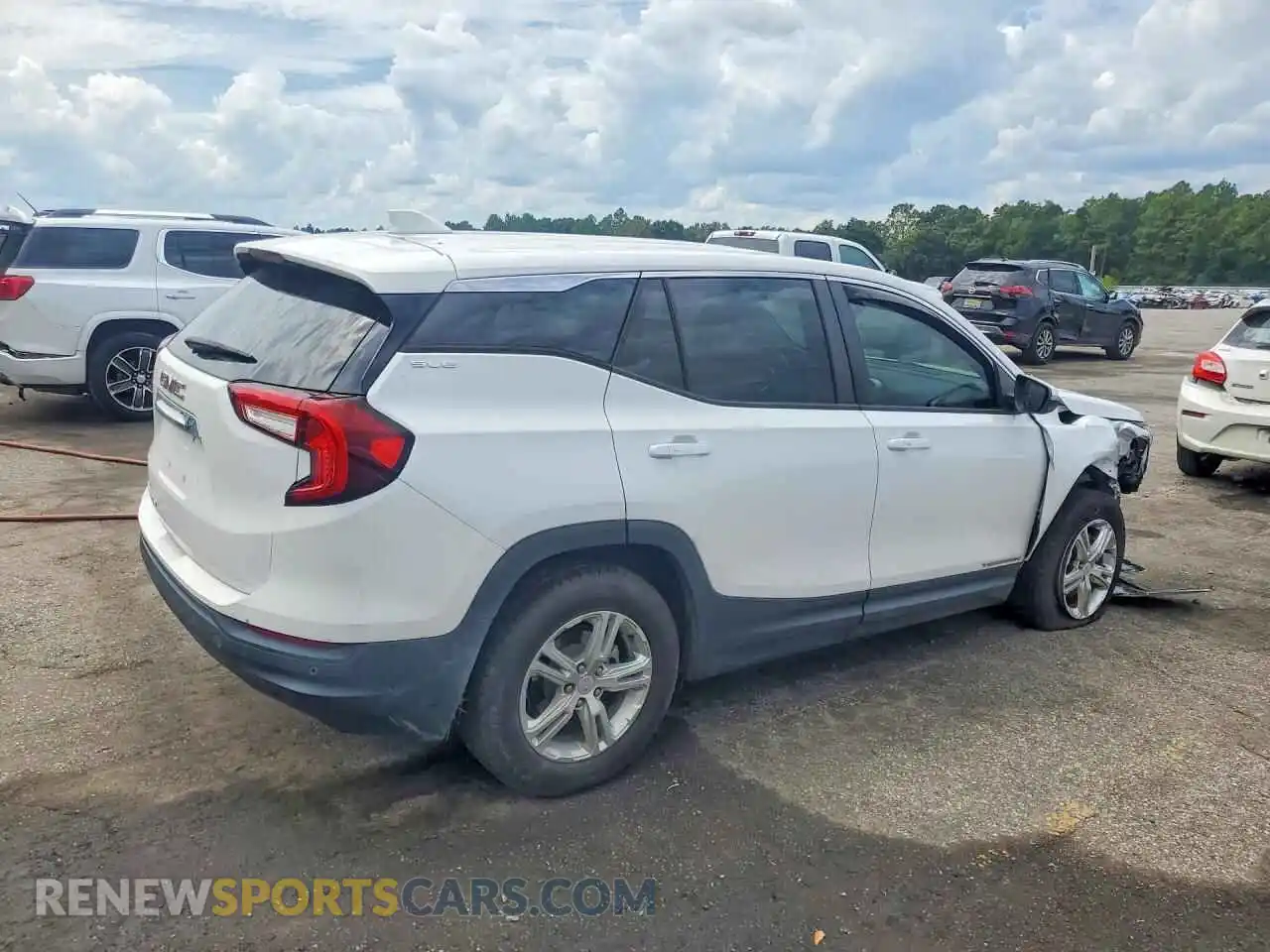 3 fotografías del automóvil dañado 3GKALMEV5NL196278 GMC TERRAIN 2022