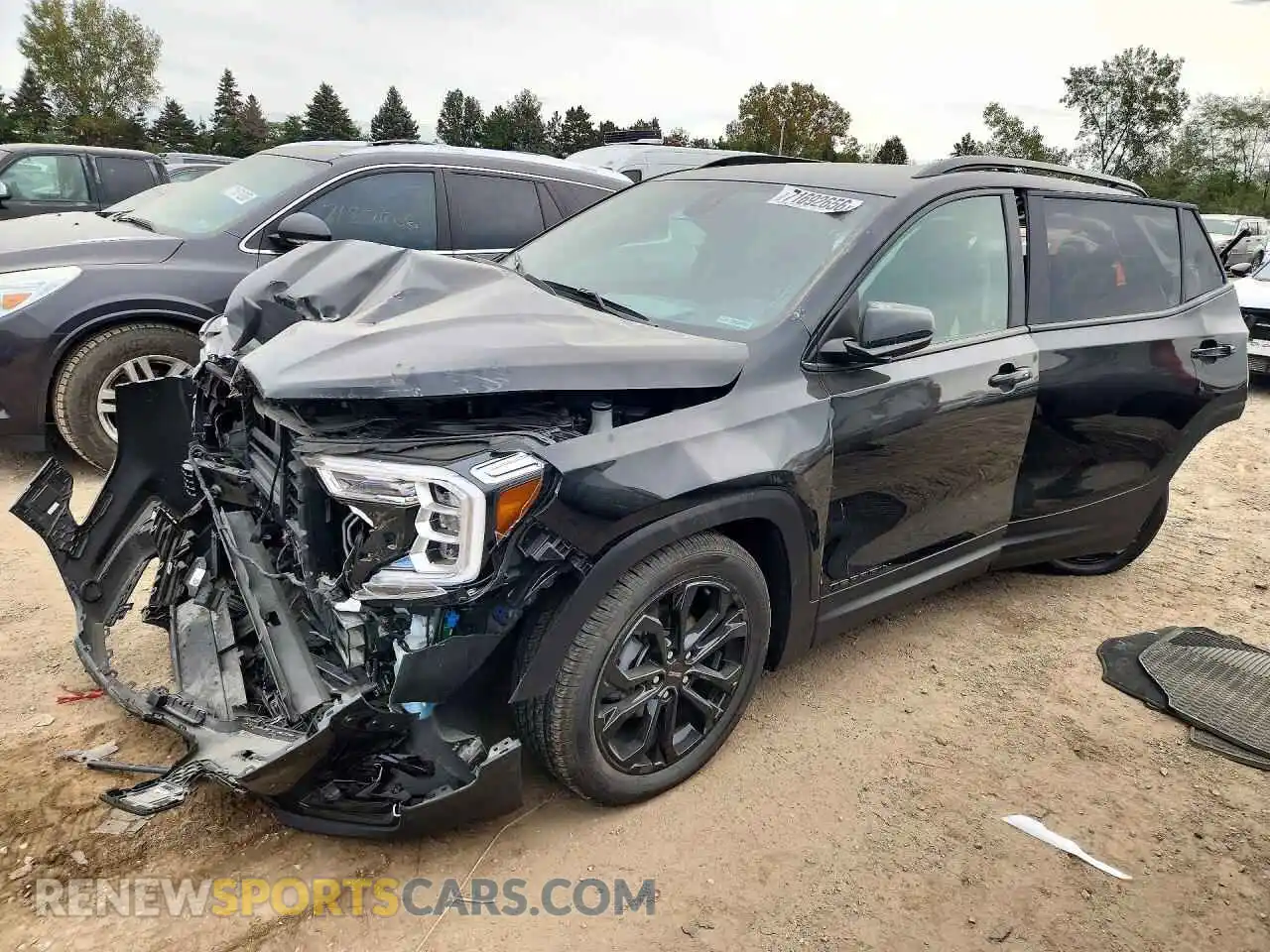 1 fotografías del automóvil dañado 3GKALMEV5NL197236 GMC TERRAIN 2022