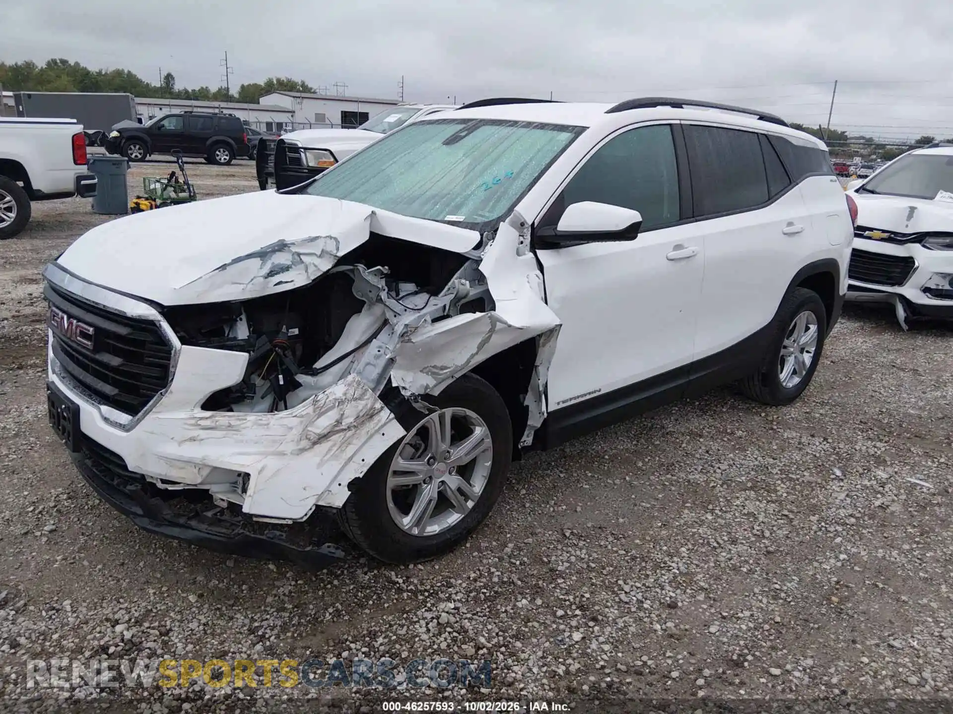 2 Фотография поврежденного автомобиля 3GKALMEV5NL272792 GMC TERRAIN 2022