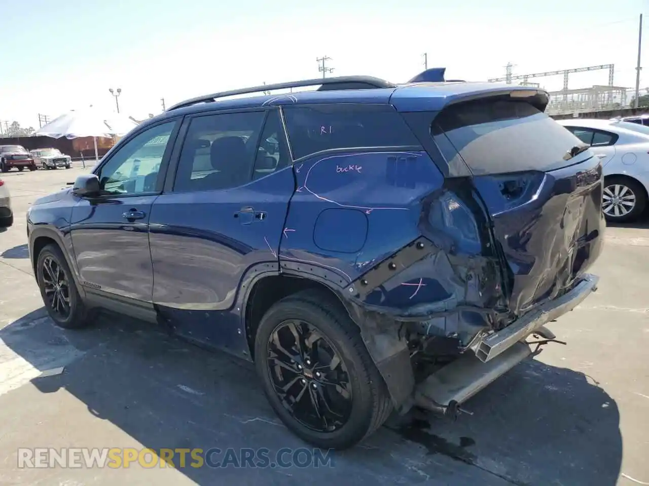 2 Photograph of a damaged car 3GKALMEV5NL280875 GMC TERRAIN 2022