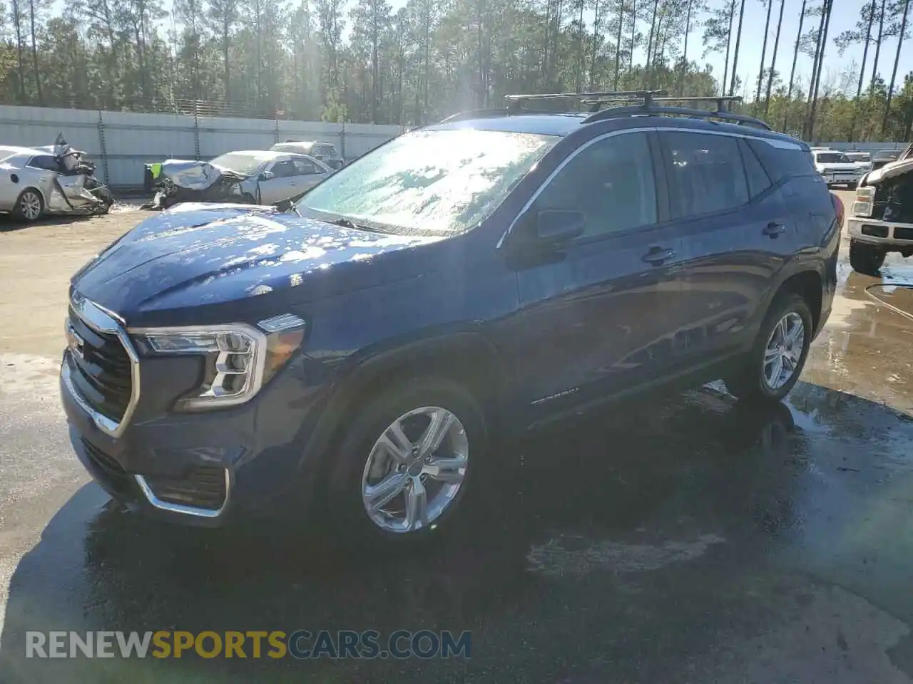 1 Photograph of a damaged car 3GKALMEV6NL139426 GMC TERRAIN 2022