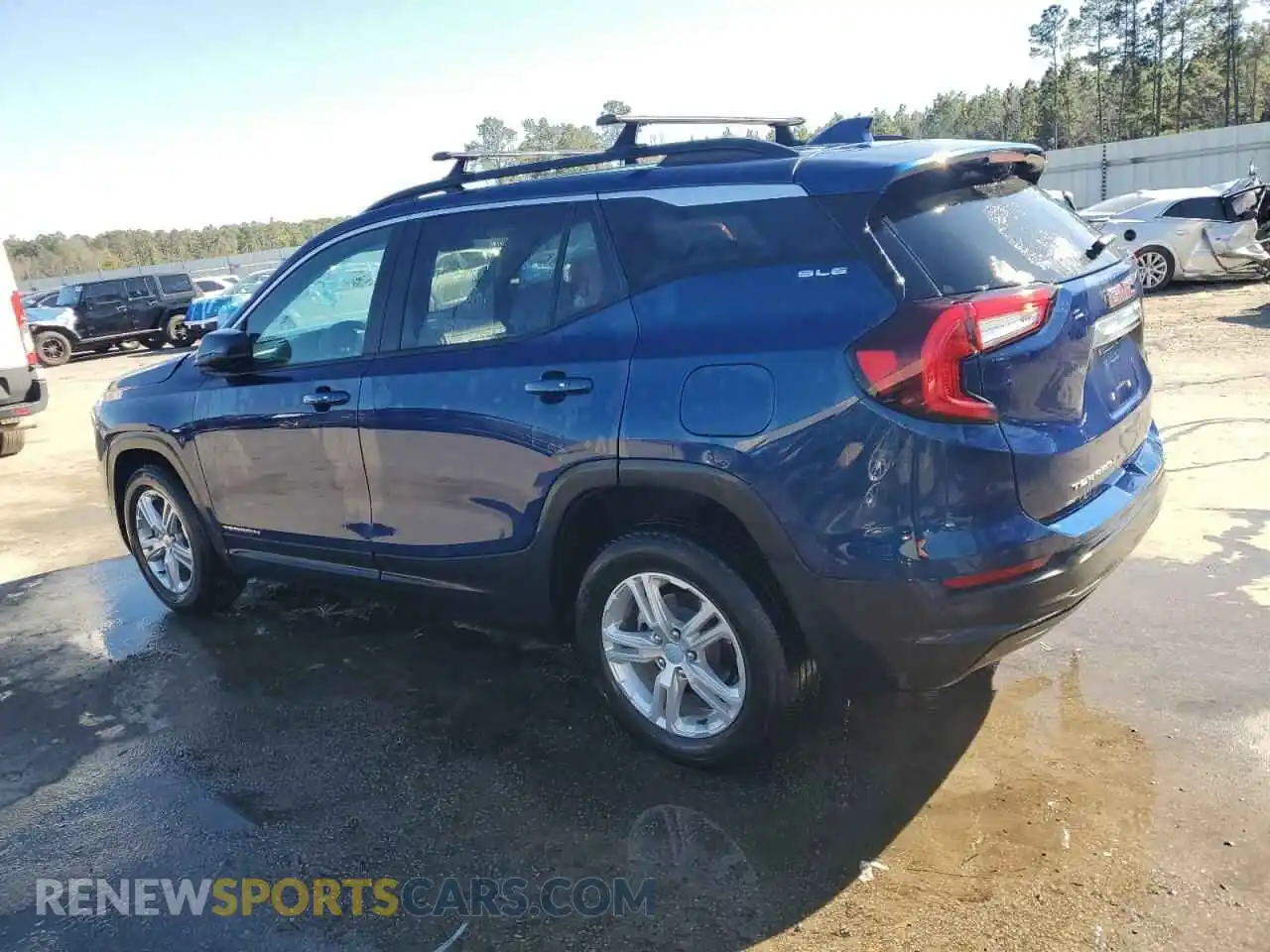 2 Photograph of a damaged car 3GKALMEV6NL139426 GMC TERRAIN 2022