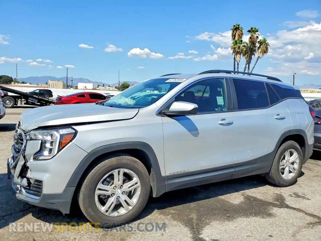 1 Photograph of a damaged car 3GKALMEV6NL147784 GMC TERRAIN 2022