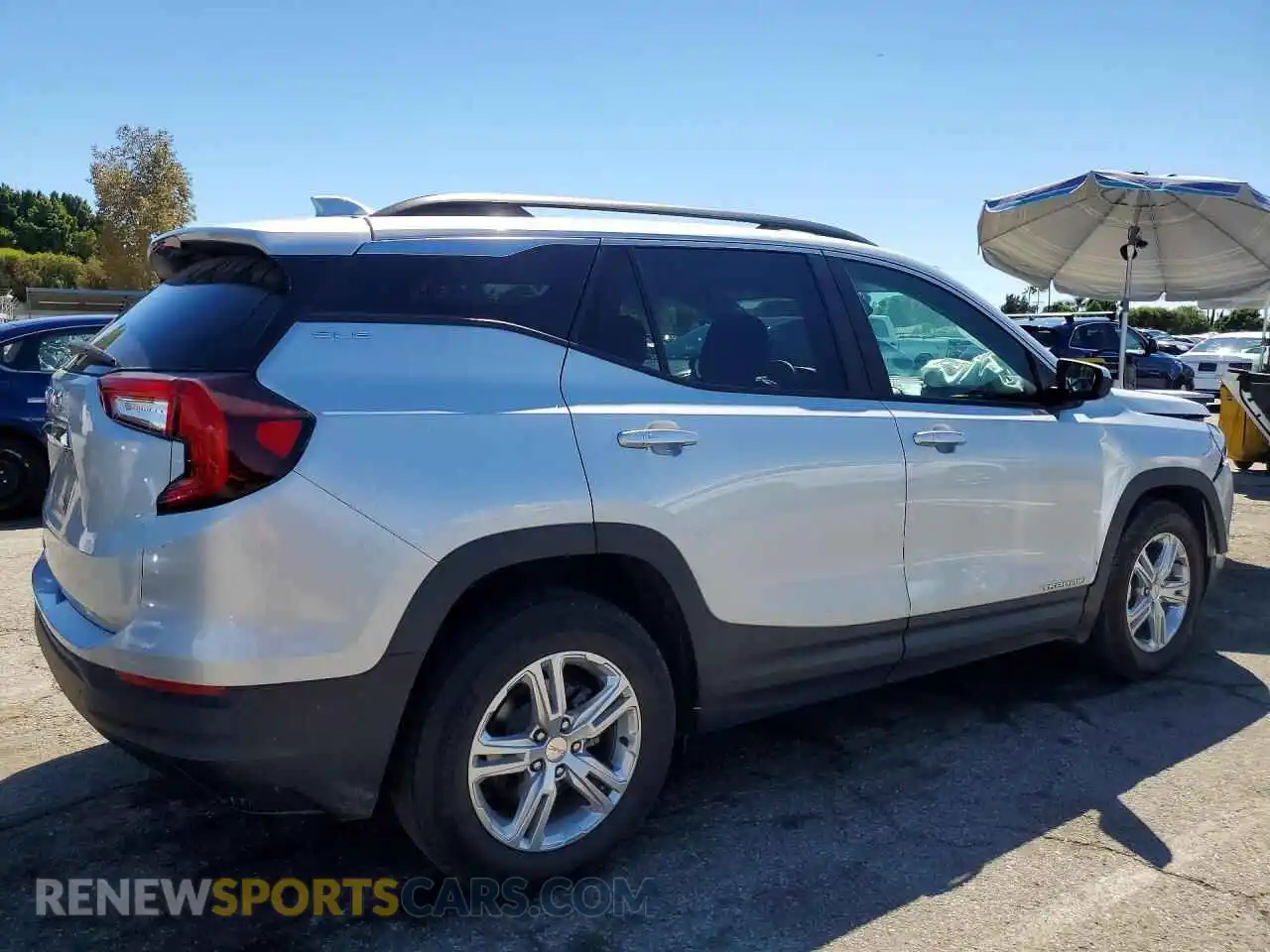 3 Photograph of a damaged car 3GKALMEV6NL147784 GMC TERRAIN 2022
