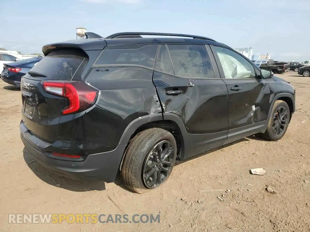 3 Photograph of a damaged car 3GKALMEV6NL182695 GMC TERRAIN 2022