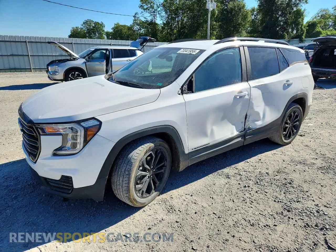 1 Photograph of a damaged car 3GKALMEV6NL203769 GMC TERRAIN 2022