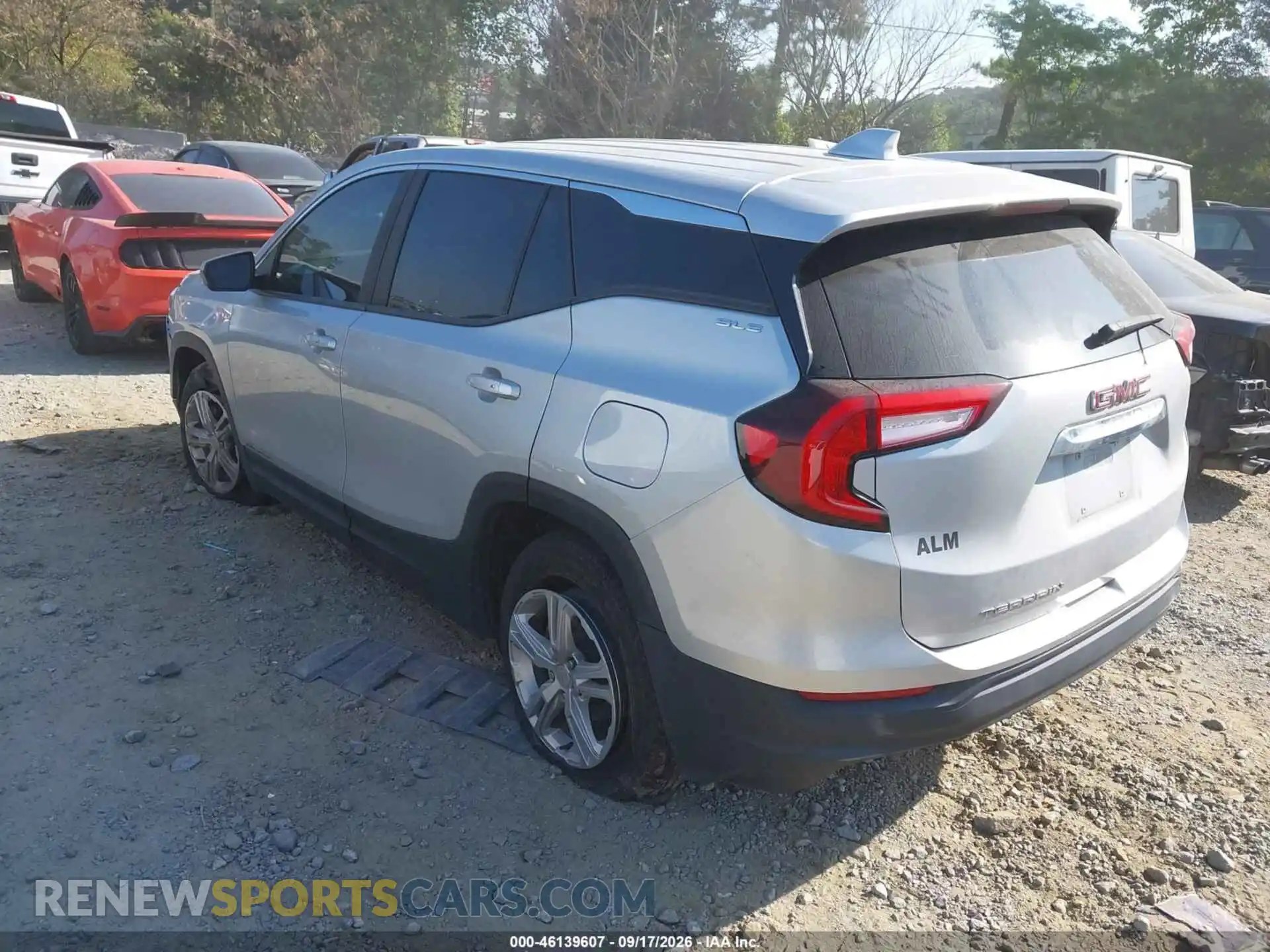 3 fotografías del automóvil dañado 3GKALMEV7NL116706 GMC TERRAIN 2022