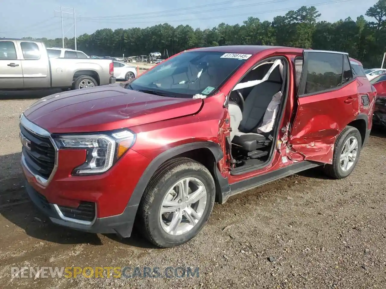 1 Photograph of a damaged car 3GKALMEV7NL126054 GMC TERRAIN 2022
