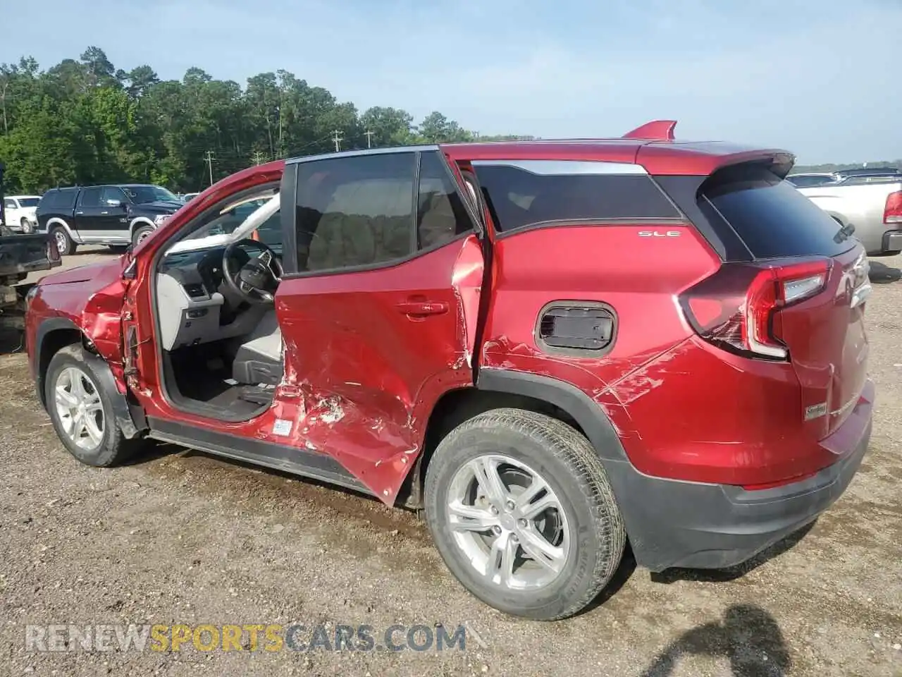 2 Photograph of a damaged car 3GKALMEV7NL126054 GMC TERRAIN 2022