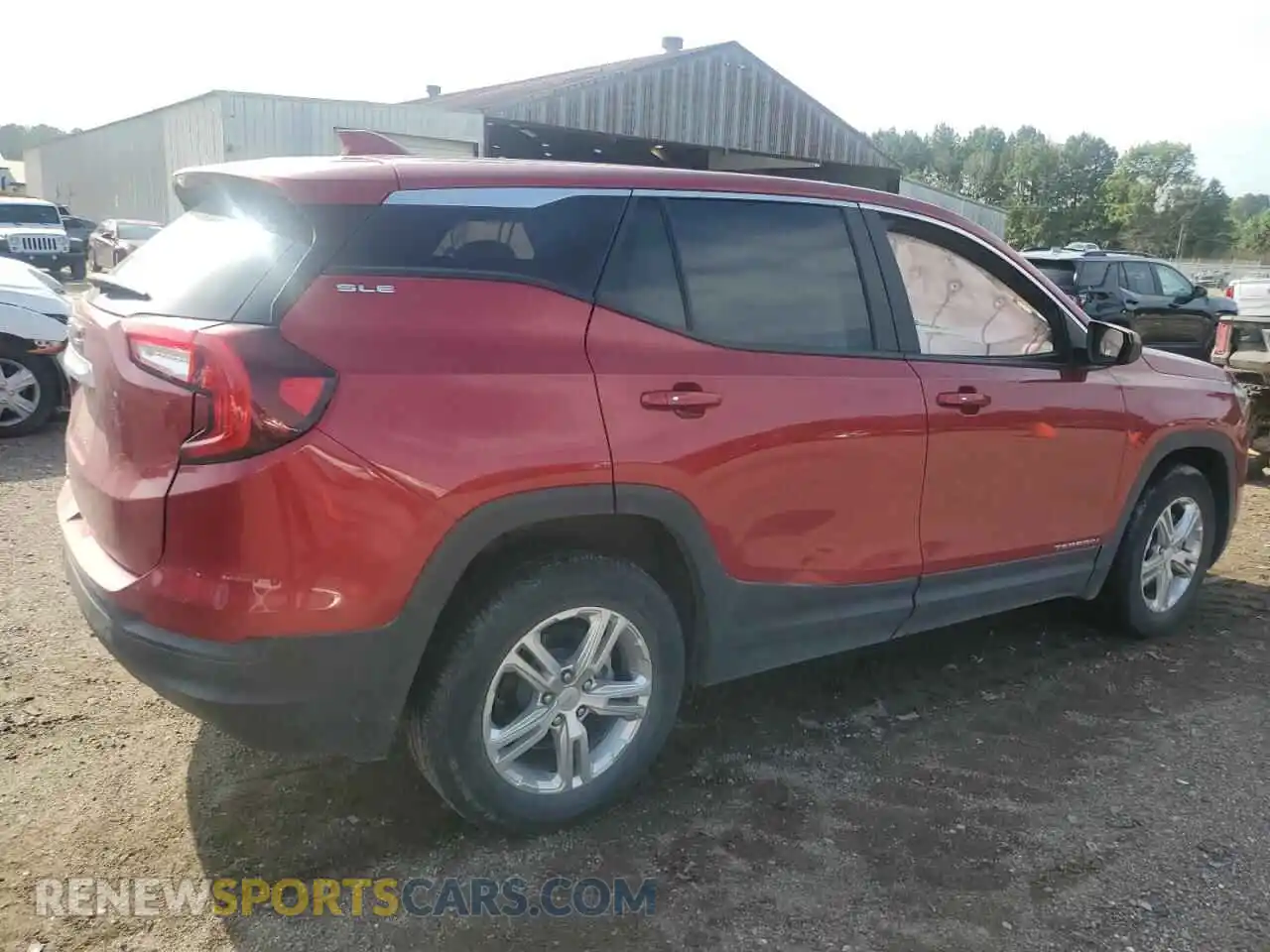 3 Photograph of a damaged car 3GKALMEV7NL126054 GMC TERRAIN 2022
