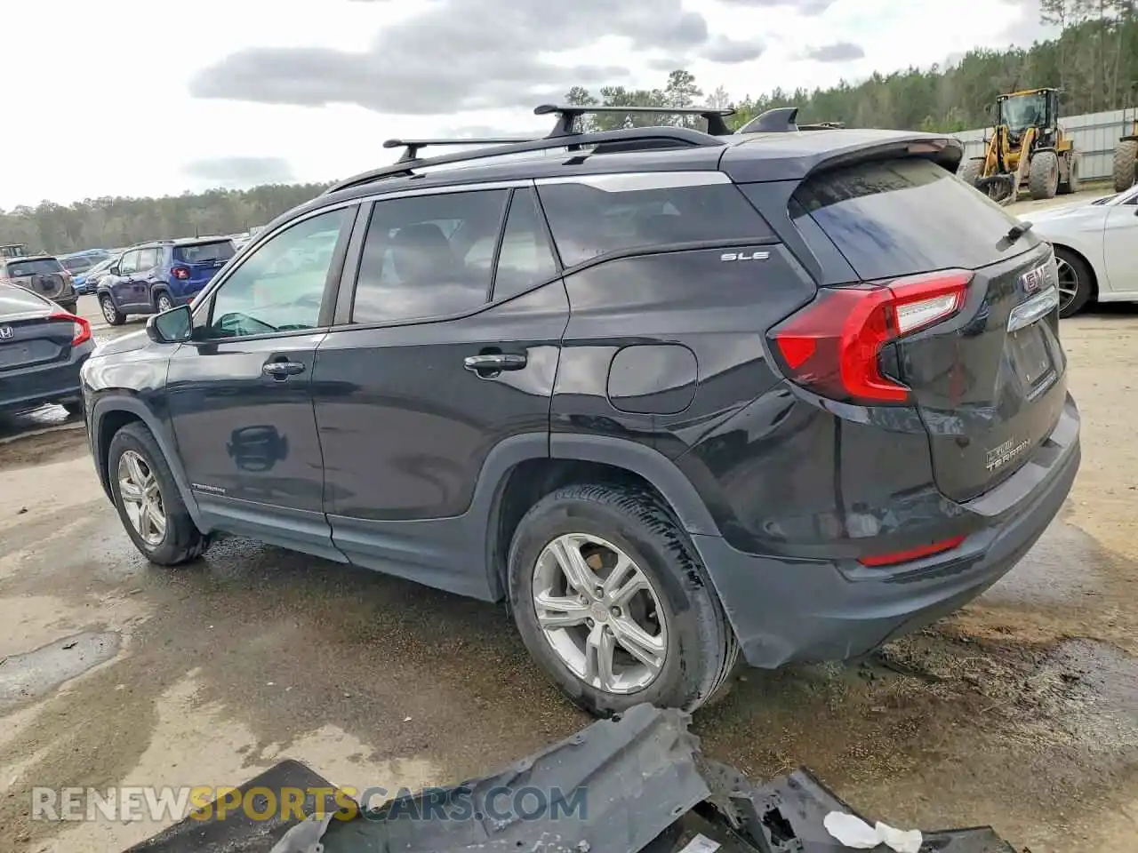 2 Photograph of a damaged car 3GKALMEV7NL138530 GMC TERRAIN 2022