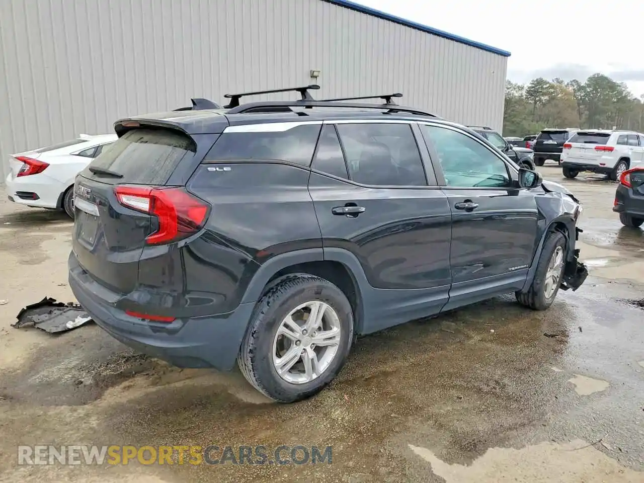 3 Photograph of a damaged car 3GKALMEV7NL138530 GMC TERRAIN 2022