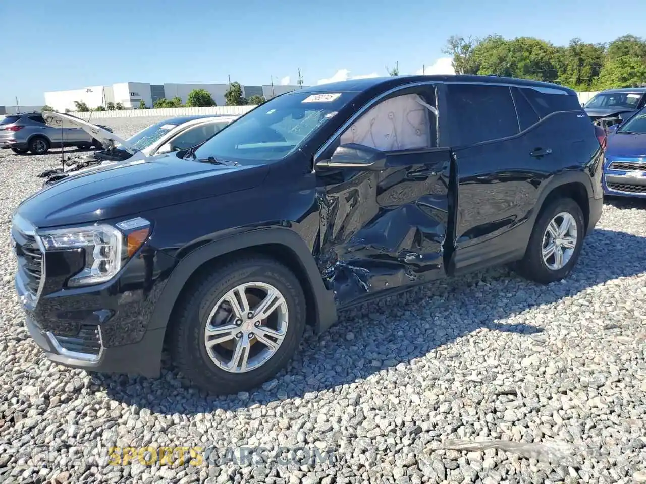 1 Photograph of a damaged car 3GKALMEV7NL154405 GMC TERRAIN 2022