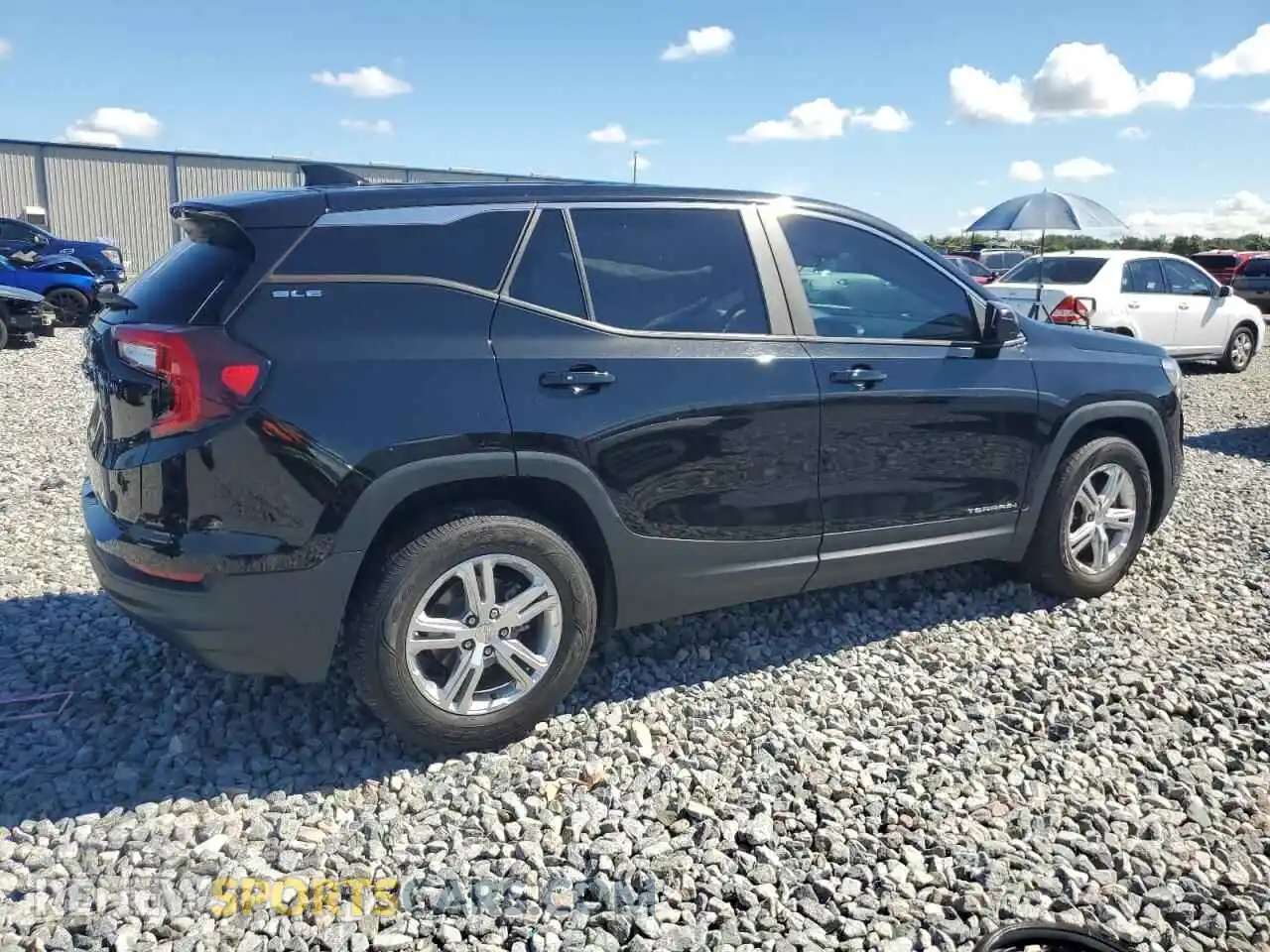 3 Photograph of a damaged car 3GKALMEV7NL154405 GMC TERRAIN 2022
