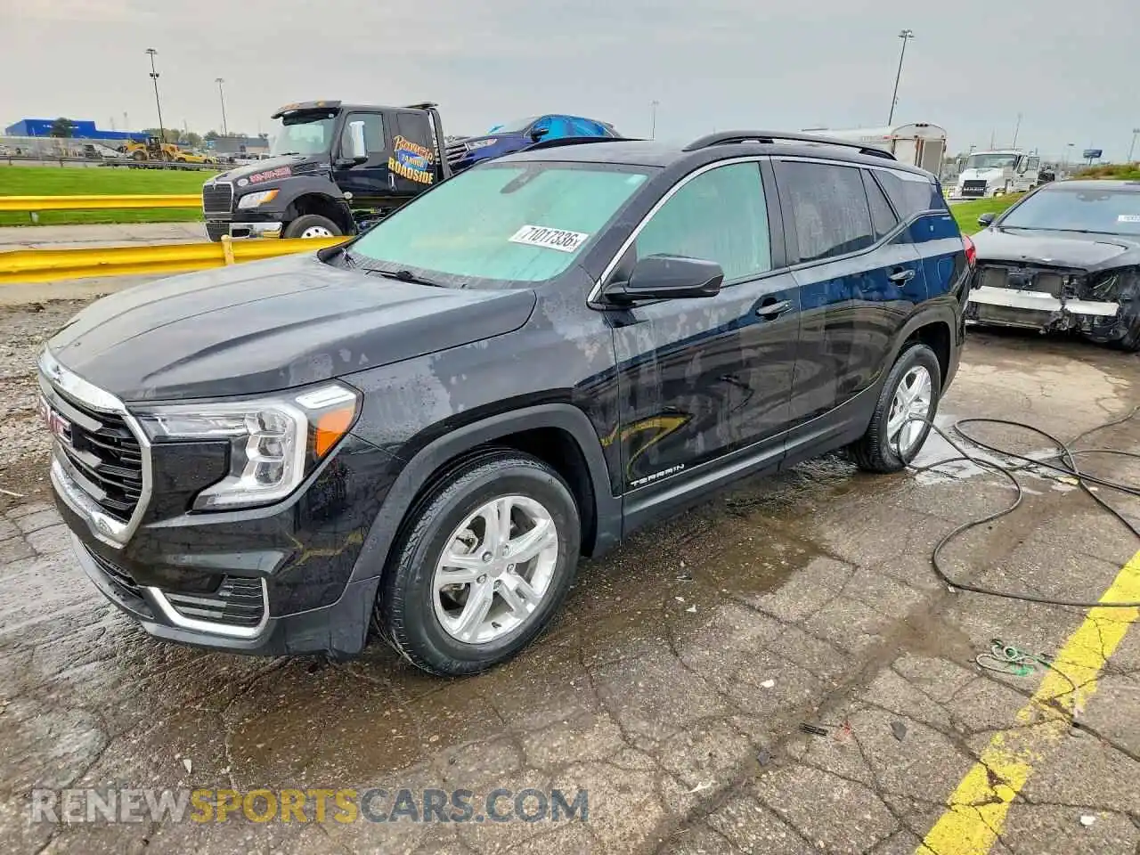 1 Photograph of a damaged car 3GKALMEV7NL202243 GMC TERRAIN 2022