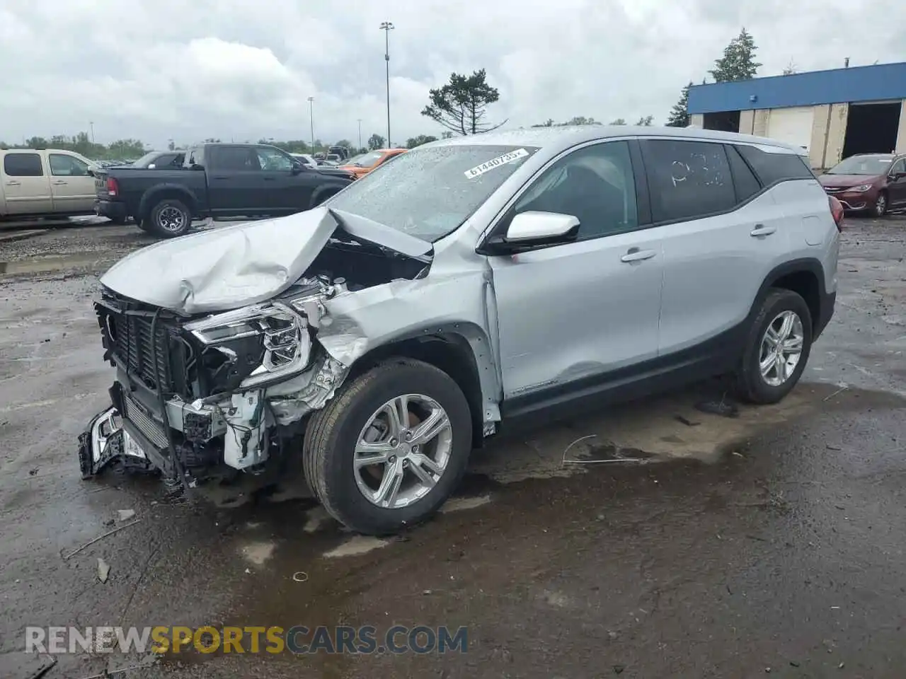 1 Photograph of a damaged car 3GKALMEV7NL206938 GMC TERRAIN 2022