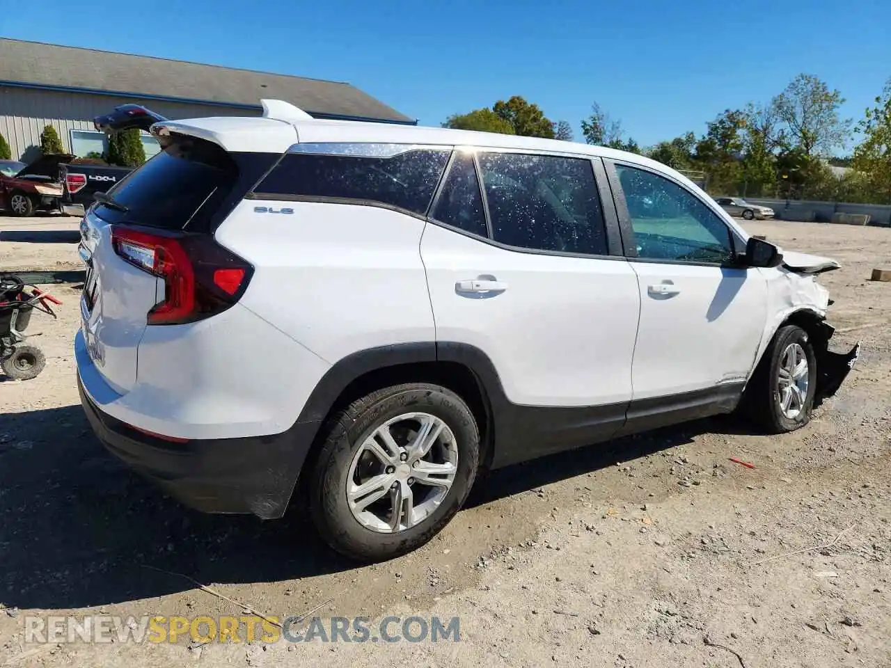 3 fotografías del automóvil dañado 3GKALMEV7NL257937 GMC TERRAIN 2022