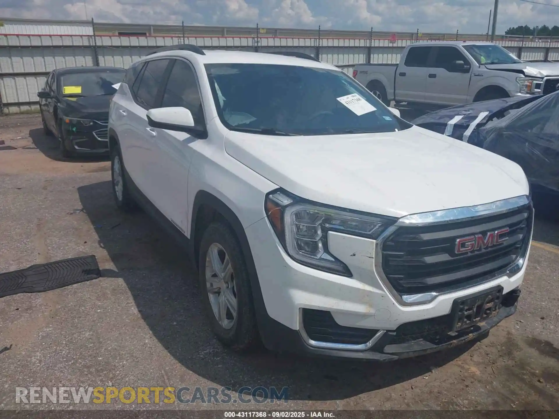 1 Photograph of a damaged car 3GKALMEV7NL262247 GMC TERRAIN 2022